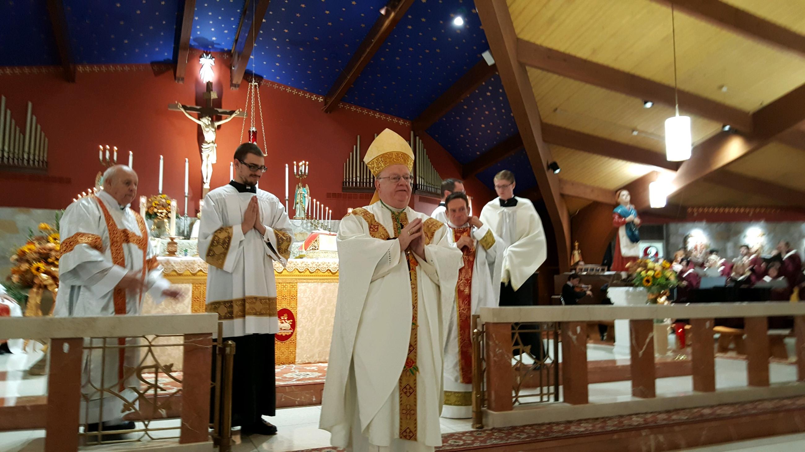 50th Anniversary of St. Bernadette Church with Bishop Dennis Sullivan ...